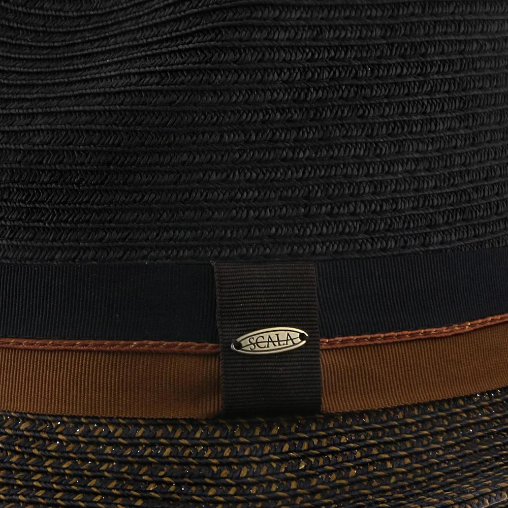 The City - Scala Black Paper Braid Fedora Hat 7 The City - Scala Black Paper Braid Fedora Hat - Image 7