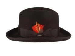 Dashing - Scala WF545 Wool Felt Homburg Hat -Hat Shop scala homburg dashing scala wf545 wool felt homburg hat hat 17331344736396