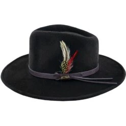 Darwin - Scala DF6 Pecan Crushable Wool Felt Outback Hat -Hat Shop scala outback darwin scala df6 pecan crushable wool felt outback hat hat 16524312313996