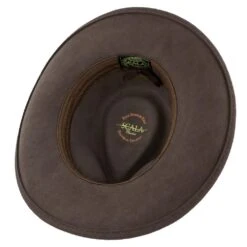 Darwin - Scala DF6 Pecan Crushable Wool Felt Outback Hat -Hat Shop scala outback darwin scala df6 pecan crushable wool felt outback hat hat 16524312674444