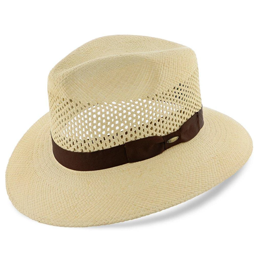 Tahoe - Scala Natural Grade 8 Panama Straw Outback Hat 2 Tahoe - Scala Natural Grade 8 Panama Straw Outback Hat - Image 2