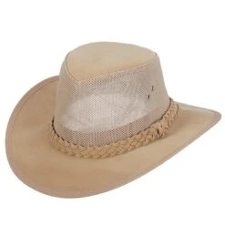 Scala Norman Mesh Sidewall Soaker Golf Outback Hat 10 Scala Norman Mesh Sidewall Soaker Golf Outback Hat -Hat Shop scala outback norman scala 948os tan mesh sidewall outback soaker golf hat hat 16712420819084