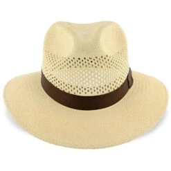 Tahoe - Scala Natural Grade 8 Panama Straw Outback Hat 9 Tahoe - Scala Natural Grade 8 Panama Straw Outback Hat -Hat Shop scala outback tahoe scala natural grade 8 panama straw outback hat hat 16524609323148