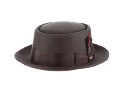 Legato - Scala WF509 Black Wool Felt Porkpie Hat -Hat Shop scala porkpie legato scala wf509 black wool felt porkpie hat hat 17331293847692
