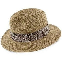 Hat Shop 33 Surfzone - Scala Tan Toyo Straw Blend Fedora Hat