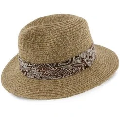 Hat Shop -Hat Shop scala safari tan large surfzone scala tan toyo straw blend fedora hat hat 16524579831948