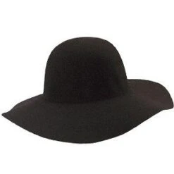 Cocoa - Scala LF41 Chocolate Wool Felt Floppy Wide Brim Hat