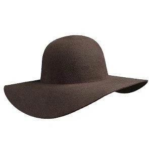 Cocoa - Scala LF41 Chocolate Wool Felt Floppy Wide Brim Hat 4 Cocoa - Scala LF41 Chocolate Wool Felt Floppy Wide Brim Hat - Image 4