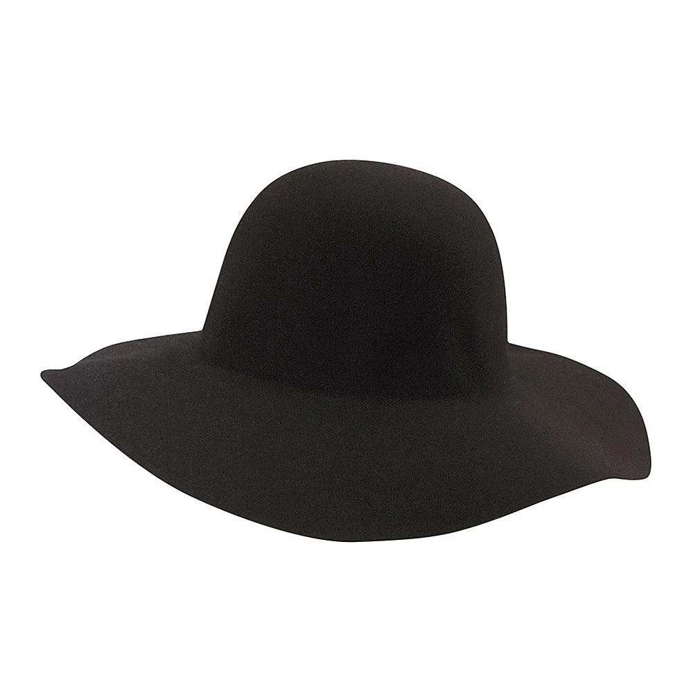 Cocoa - Scala LF41 Chocolate Wool Felt Floppy Wide Brim Hat 2 Cocoa - Scala LF41 Chocolate Wool Felt Floppy Wide Brim Hat - Image 2