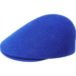 Seamless Wool 507 - Kangol Wool Blend Flat Cap -Hat Shop starry blue