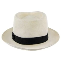 Benchmark 150th - Stetson Grade 20 Panama Fedora Hat - TSBNCM -Hat Shop stetson fedora benchmark 150th stetson grade 20 panama fedora hat tsbncm hat 16524256477324