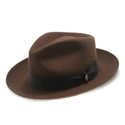 Bogie - Stetson Fur Felt Fedora Hat 26 Bogie - Stetson Fur Felt Fedora Hat -Hat Shop stetson fedora bogie stetson fur felt fedora hat hat 16524541427852