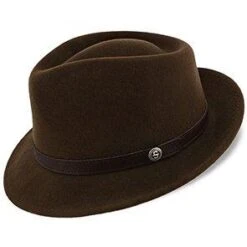 Stetson Prof Wool Felt Fedora Hat - TWPROF -Hat Shop stetson fedora brown large stetson prof wool felt fedora hat twprof hat 16556505301132
