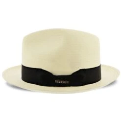 Haberdash - Stetson Shantung Straw Fedora Hat - TSHBRD 12 Haberdash - Stetson Shantung Straw Fedora Hat - TSHBRD -Hat Shop stetson fedora haberdash stetson shantung straw fedora hat tshbrd hat 16524422316172