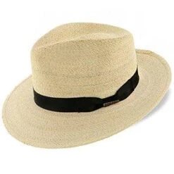 Rushmore - Stetson Palm Straw Fedora Hat