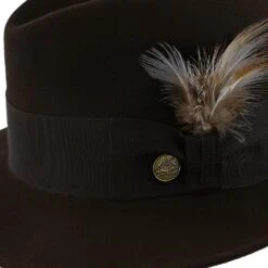 Saxon - Stetson Fur Felt Fedora Hat - TFSAXN 35 Saxon - Stetson Fur Felt Fedora Hat - TFSAXN -Hat Shop stetson fedora saxon stetson fur felt fedora hat tfsaxn hat 16524233867404