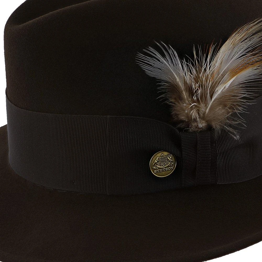 Saxon - Stetson Fur Felt Fedora Hat - TFSAXN 16 Saxon - Stetson Fur Felt Fedora Hat - TFSAXN - Image 16