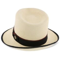 St Tropez - Stetson Grade 20 Panama Straw Fedora Hat -Hat Shop stetson fedora st tropez stetson grade 20 panama straw fedora hat hat 16524607684748