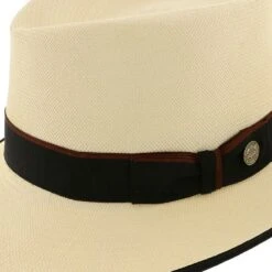 St Tropez - Stetson Grade 20 Panama Straw Fedora Hat -Hat Shop stetson fedora st tropez stetson grade 20 panama straw fedora hat hat 16524607717516