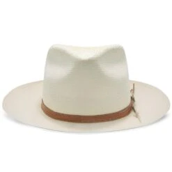 Tallahassee - Stetson Natural Shantung Straw Fedora Hat -Hat Shop stetson fedora tallahassee stetson natural shantung straw fedora hat hat 16524661883020