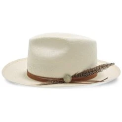 Tallahassee - Stetson Natural Shantung Straw Fedora Hat -Hat Shop stetson fedora tallahassee stetson natural shantung straw fedora hat hat 16524661915788