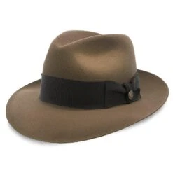 Temple - Stetson Fur Felt Fedora Hat - TFTMPL -Hat Shop stetson fedora temple stetson fur felt fedora hat tftmpl hat 16524243140748