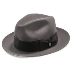 Temple - Stetson Fur Felt Fedora Hat - TFTMPL -Hat Shop stetson fedora temple stetson fur felt fedora hat tftmpl hat 16709465669772