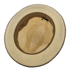 Twisted Runabout - Stetson Natural Twisted Panama Fedora Hat (Brown Band) - Size Small -Hat Shop stetson fedora twisted runabout stetson natural twisted panama fedora hat brown band tstrunn hat 16707387555980