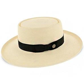 Colonel - Stetson Shantung Straw Gambler Hat 1 Colonel - Stetson Shantung Straw Gambler Hat