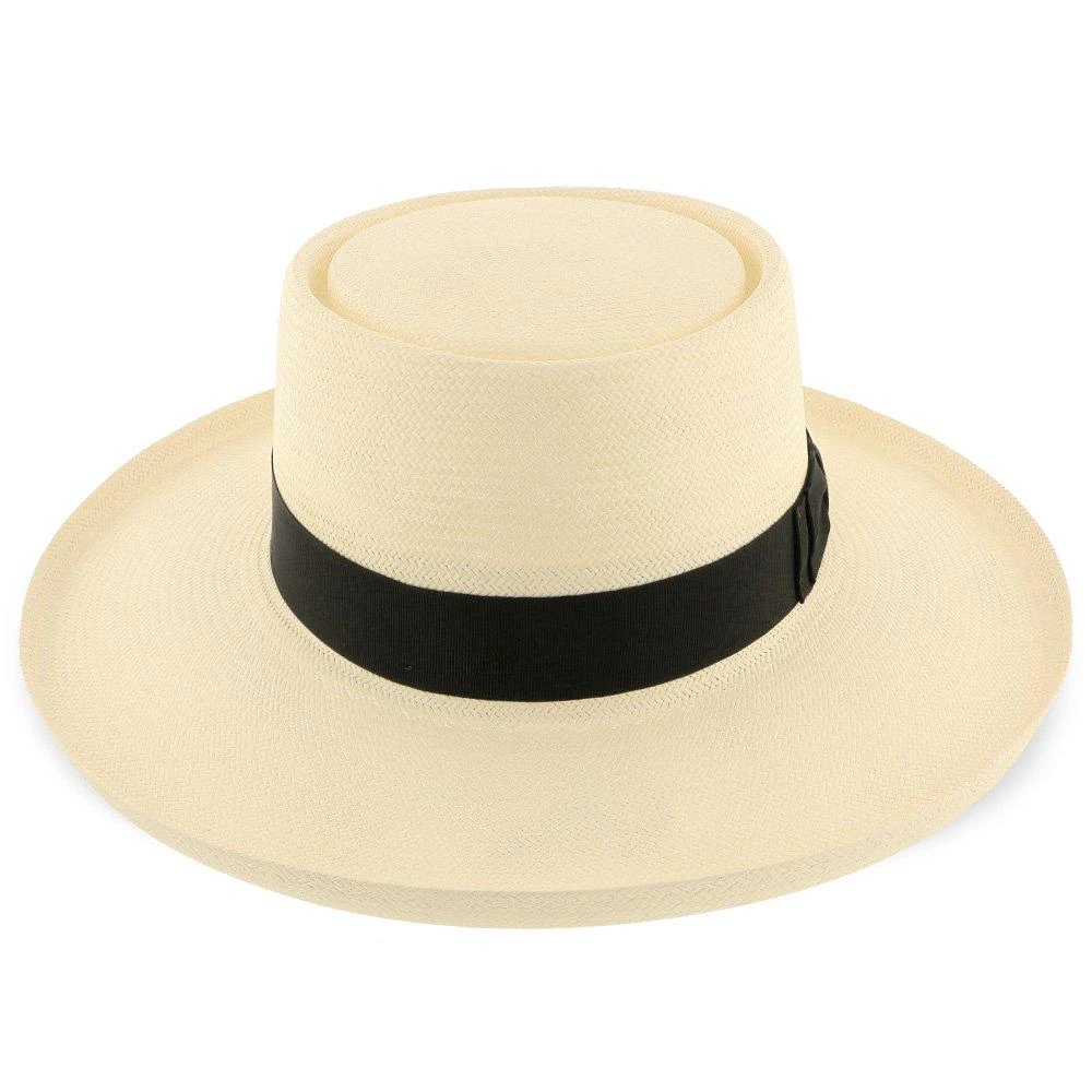 Colonel - Stetson Shantung Straw Gambler Hat 3 Colonel - Stetson Shantung Straw Gambler Hat - Image 3