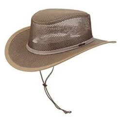 Stetson Mesh Covered Nylon Safari Gambler Hat