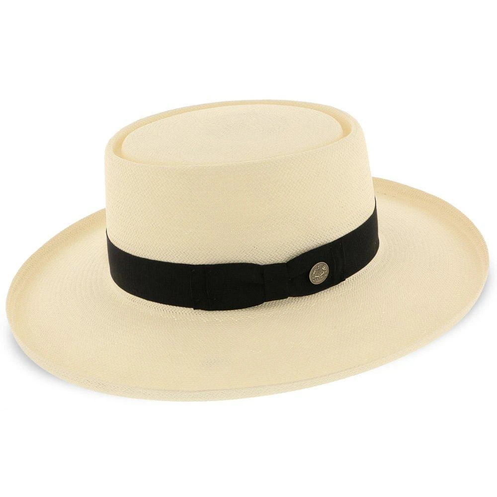 Colonel - Stetson Shantung Straw Gambler Hat 2 Colonel - Stetson Shantung Straw Gambler Hat - Image 2