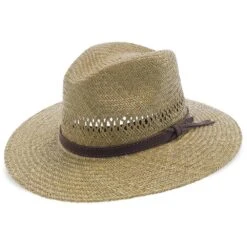 Stetson Childress Outdoor Vented Seagrass Straw Safari Hat -Hat Shop stetson safari childress stetson outdoor vented seagrass safari hat hat 16524861145228