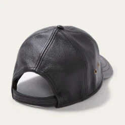 Stetson Oily Timber Leather Baseball Cap 8 Stetson Oily Timber Leather Baseball Cap -Hat Shop stw510 black 3