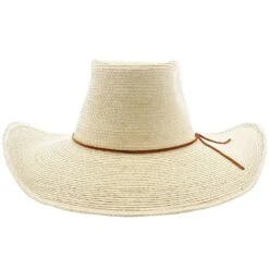 Reata Two - Natural Hand Woven Guatemalan Palm Hat -Hat Shop sunbody cowboy reata two natural hand woven guatemalan palm hat hat 16524886507660