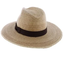 Explorer, 3 1/2" Brim - Colored Natural Hand Woven Green Palm Hat -Hat Shop sunbody fedora explorer 3 1 2 brim colored natural hand woven green palm hat hat 16524892864652