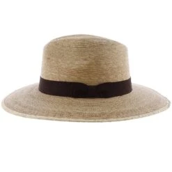 Explorer, 3 1/2" Brim - Colored Natural Hand Woven Green Palm Hat -Hat Shop sunbody fedora explorer 3 1 2 brim colored natural hand woven green palm hat hat 16524892930188