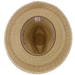 Explorer, 3 1/2" Brim - Colored Natural Hand Woven Green Palm Hat -Hat Shop sunbody fedora explorer 3 1 2 brim colored natural hand woven green palm hat hat 16524893028492
