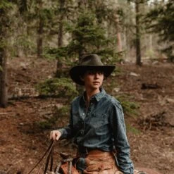 Stetson Gallatin Wool Felt Hat -Hat Shop swgltn 8132 sage 2