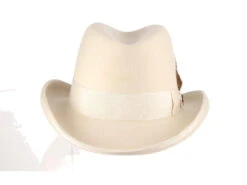 Valerio - Stacy Adams Royal Wool Felt Homburg Hat 34 Valerio - Stacy Adams Royal Wool Felt Homburg Hat -Hat Shop unnamed 3