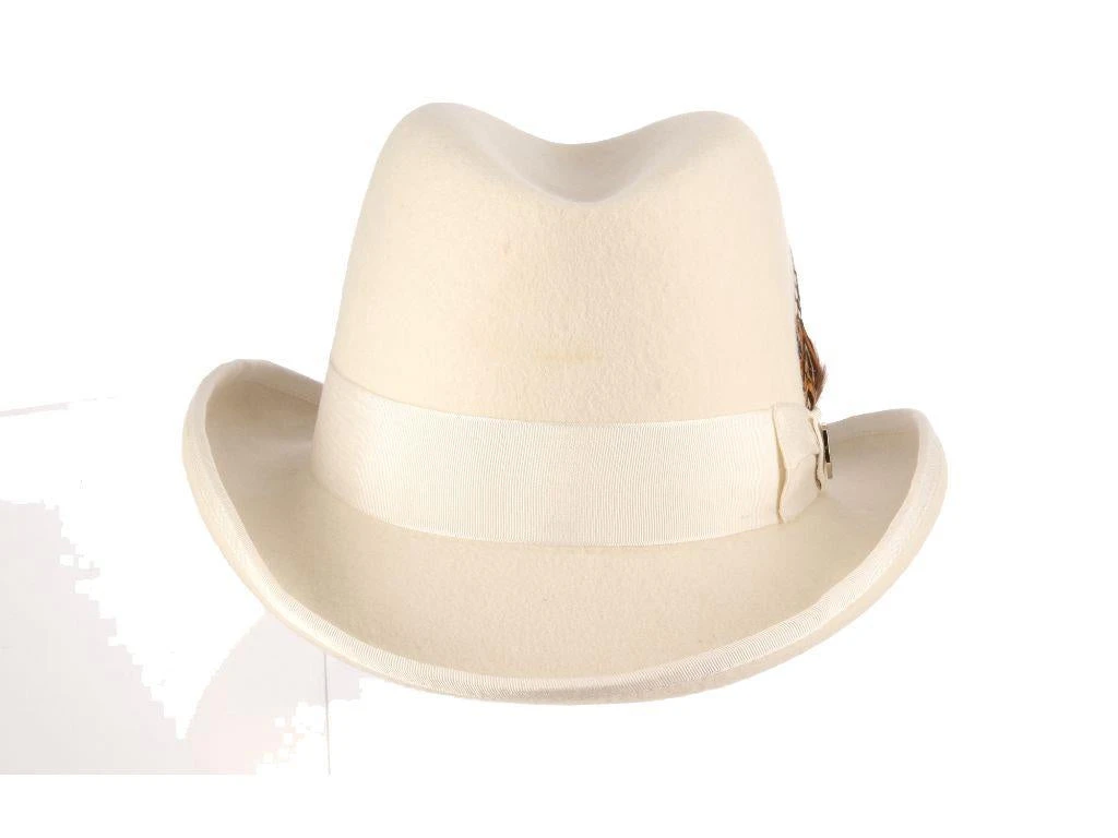 Valerio - Stacy Adams Royal Wool Felt Homburg Hat 15 Valerio - Stacy Adams Royal Wool Felt Homburg Hat - Image 15