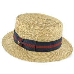 Classic - Walrus Hats Natural Straw Boater Hat - H7005 -Hat Shop walrus hats boater classic walrus hats natural straw boater hat h7005 hat 16524400623756