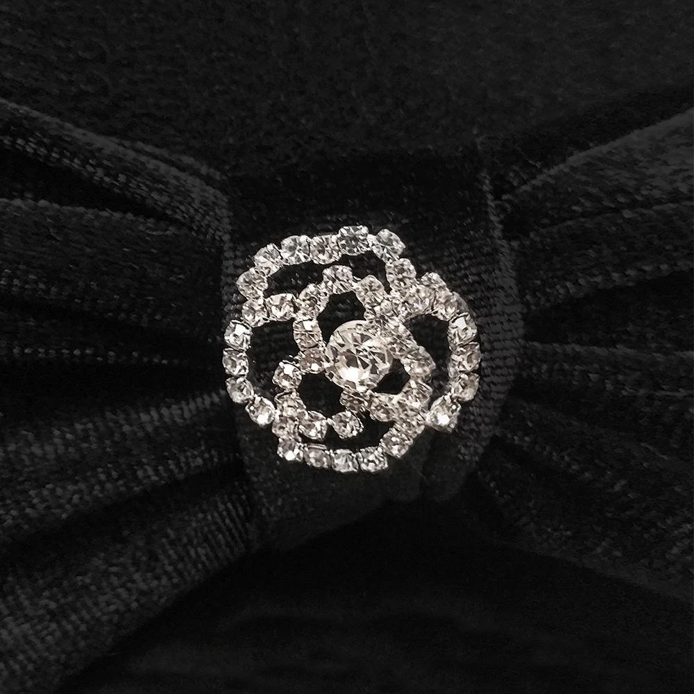 Starling - Walrus Hats Black Wool Felt Cloche Hat - H7017 7 Starling - Walrus Hats Black Wool Felt Cloche Hat - H7017 - Image 7