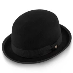 The Legend - Walrus Hats Black Wool Felt Bowler Hat - H7003 -Hat Shop walrus hats derby the legend walrus hats black wool felt bowler hat h7003 hat 16524397871244