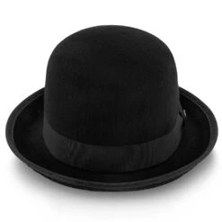 The Legend - Walrus Hats Black Wool Felt Bowler Hat - H7003 -Hat Shop walrus hats derby the legend walrus hats black wool felt bowler hat h7003 hat 16524398067852