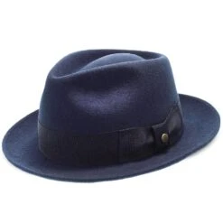 Compass - Walrus Hat Diamond Crown Wool Felt Fedora Hat -Hat Shop walrus hats fedora compass walrus hat diamond crown wool felt fedora hat hat 16524560269452