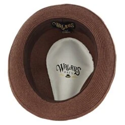 Driftwood - Walrus Hats Brown Paper Braid Straw Fedora Hat -Hat Shop walrus hats fedora driftwood walrus hats brown paper braid straw fedora hat hat 16524519899276