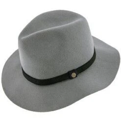 Endeavour - Walrus Hats Grey Wool Felt Fedora Hat - H7007 -Hat Shop walrus hats fedora grey large endeavour walrus hats grey wool felt fedora hat h7007 hat 16556527419532