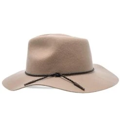 Monterey - Walrus Hats Light Brown Wool Felt Wide Brim Fedora Hat - H7010 -Hat Shop walrus hats fedora monterey walrus hats light brown wool felt wide brim fedora hat h7010 hat 16524407144588