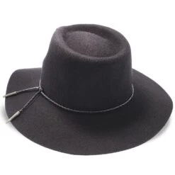 Monterey - Walrus Hats Light Brown Wool Felt Wide Brim Fedora Hat - H7010 -Hat Shop walrus hats fedora monterey walrus hats light brown wool felt wide brim fedora hat h7010 hat 16524407177356